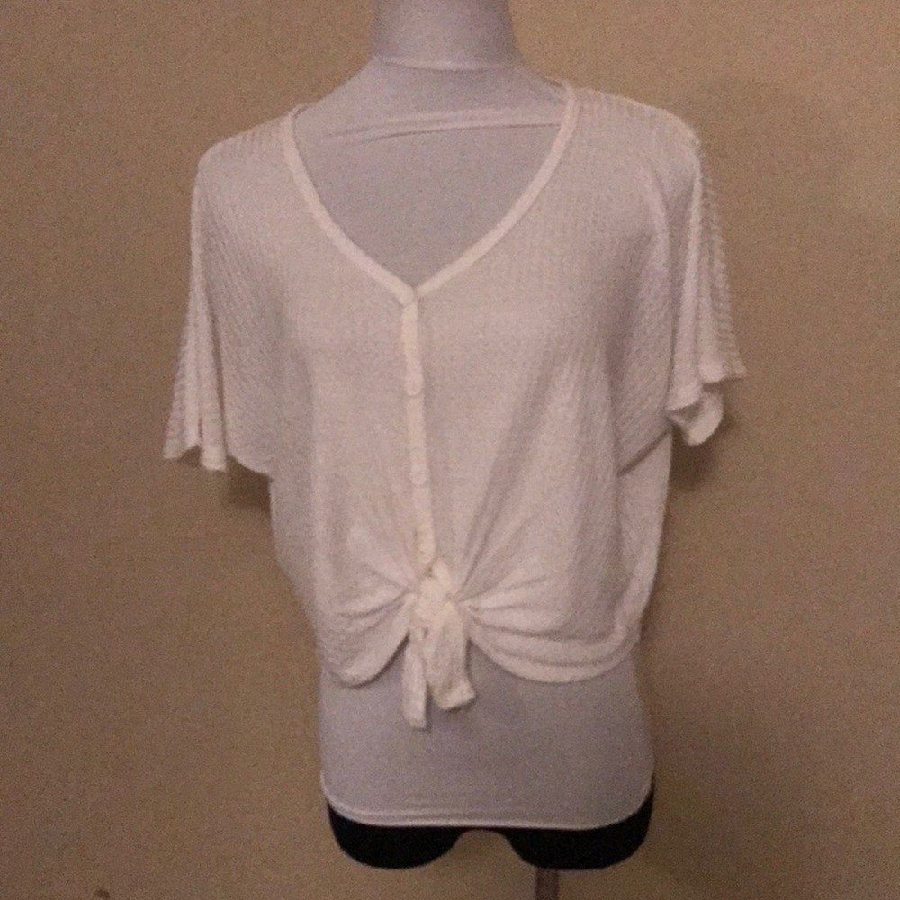 Tie front shirt